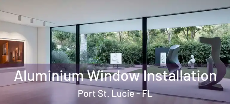 Aluminium Window Installation Port St. Lucie - FL