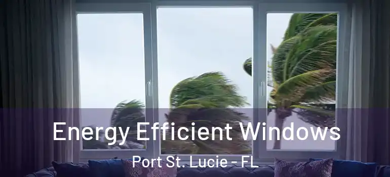 Energy Efficient Windows Port St. Lucie - FL