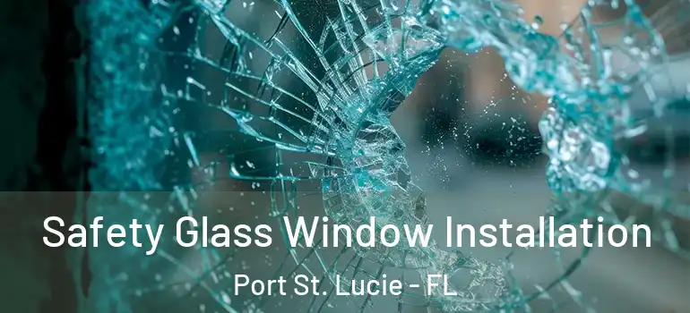 Safety Glass Window Installation Port St. Lucie - FL
