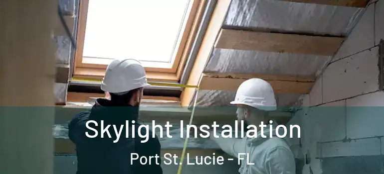Skylight Installation Port St. Lucie - FL