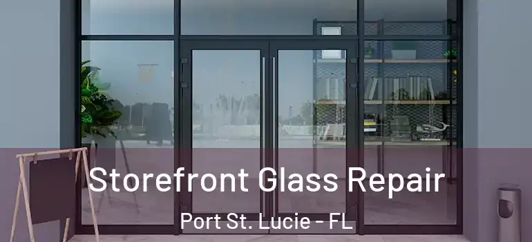Storefront Glass Repair Port St. Lucie - FL