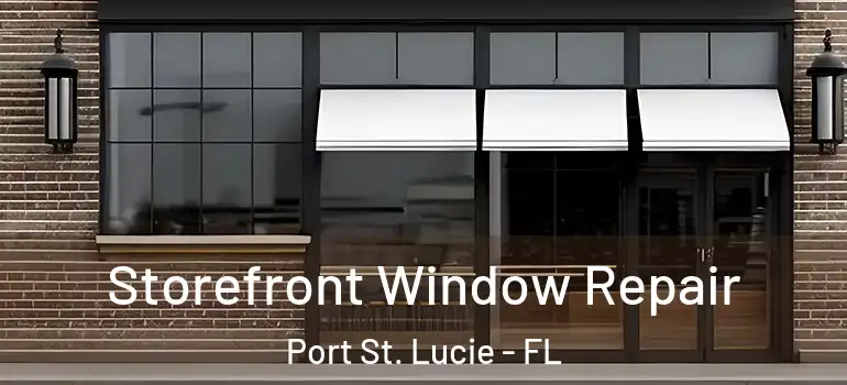 Storefront Window Repair Port St. Lucie - FL