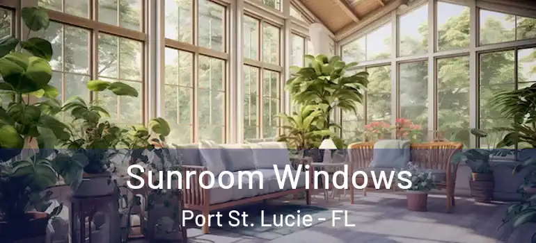 Sunroom Windows Port St. Lucie - FL