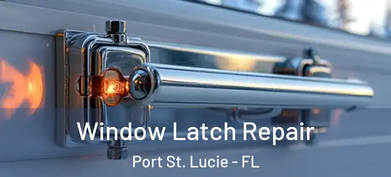 Window Latch Repair Port St. Lucie - FL