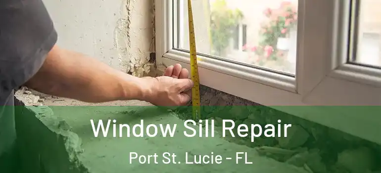Window Sill Repair Port St. Lucie - FL