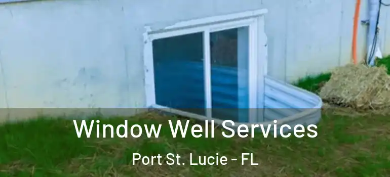 Window Well Services Port St. Lucie - FL